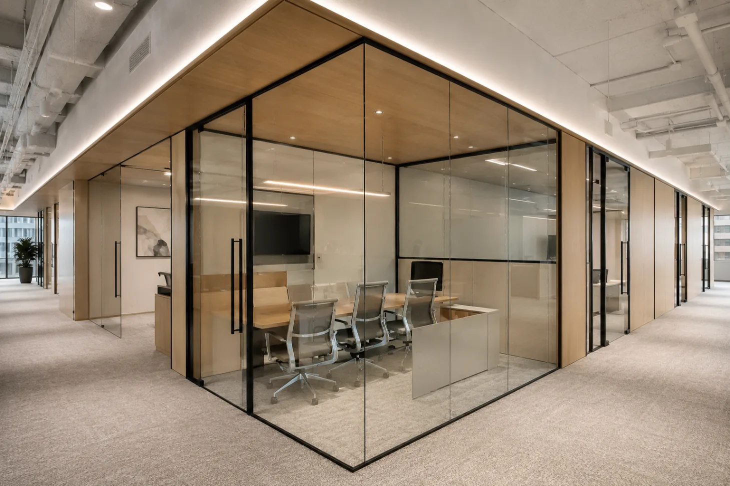 Glass Wrapped Office Cluster - 100 Bay St